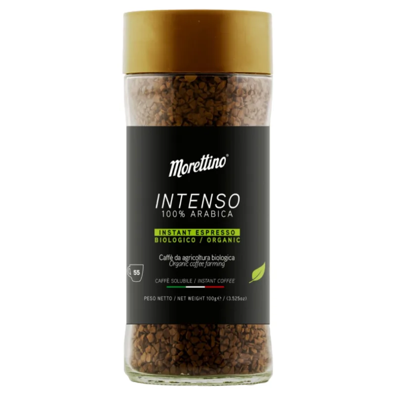 Cafea instant 100% arabica Bio Intenso, 100g, Morettino — preț și oferte