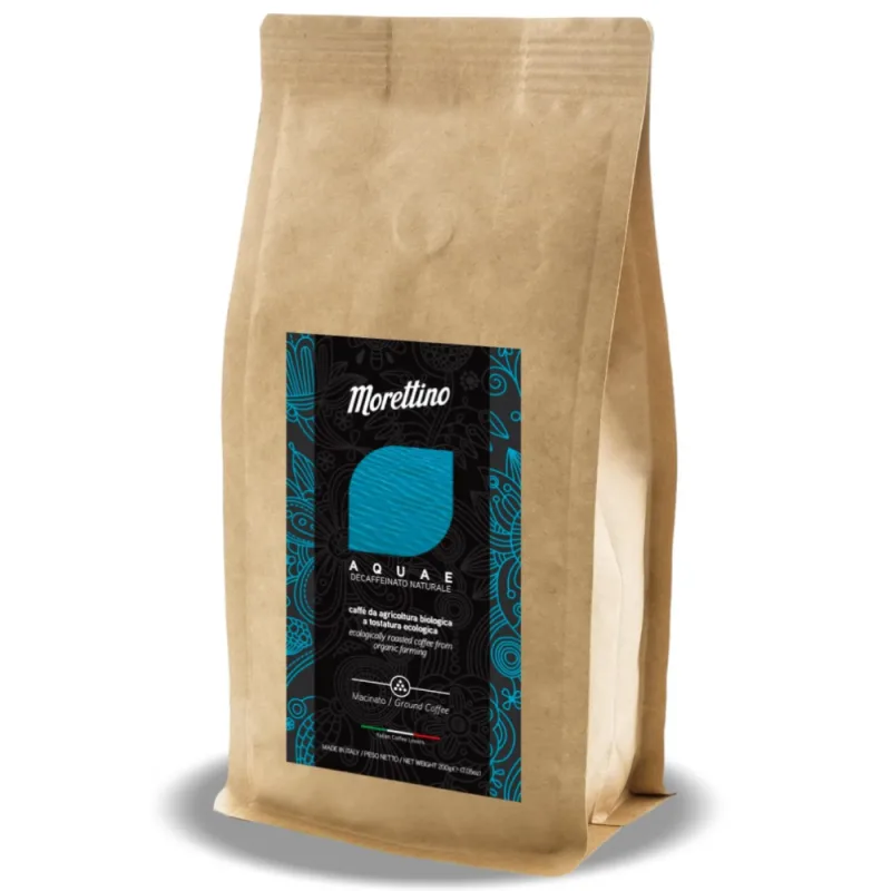 Cafea macinata artizanala decofeinizata Bio Aquae, 200g, Morettino — preț și oferte