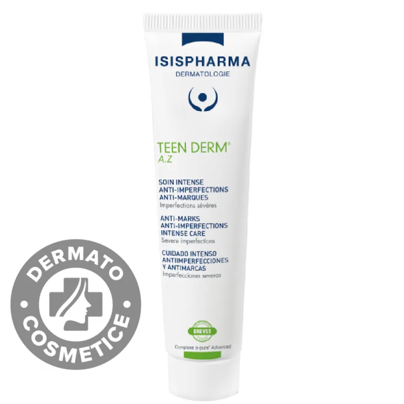 Crema pentru imperfectiuni Teen Derma AZ, 30ml, Isis Pharma — preț și oferte