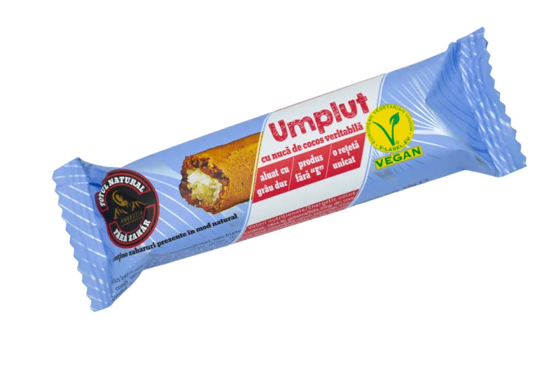 Baton cu pasta de cocos, 60g, Ambrozia — preț și oferte
