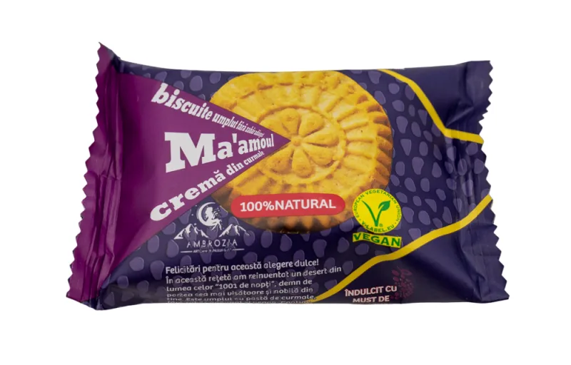 Biscuite umplut cu crema de curmale Ma'amoul, 60g, Ambrozia — preț și oferte