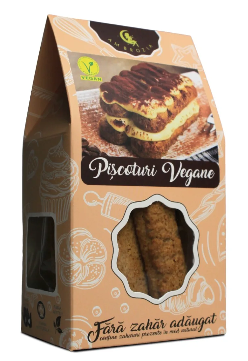Piscoturi vegane, 130g, Ambrozia — preț și oferte