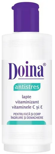 Lapte antistres cu vitamina C si E Doina, 200ml, Farmec — preț și oferte