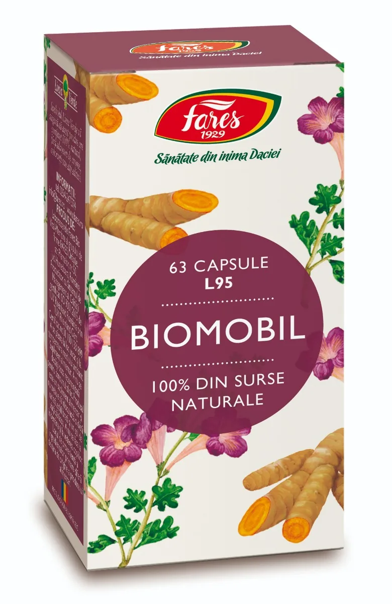 Biomobil L95, 63 capsule, Fares — preț și oferte
