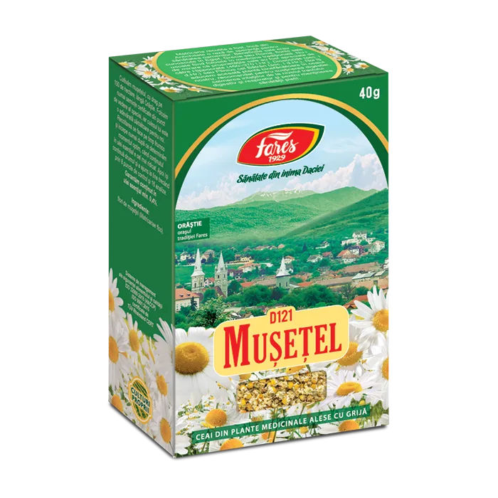 Ceai musetel, 40g, Fares — preț și oferte