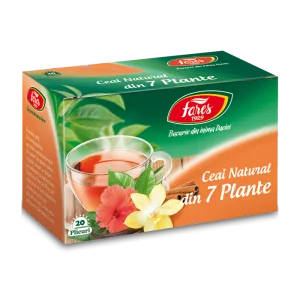 Ceaiurile lumii din 7 plante, 20 plicuri, Fares