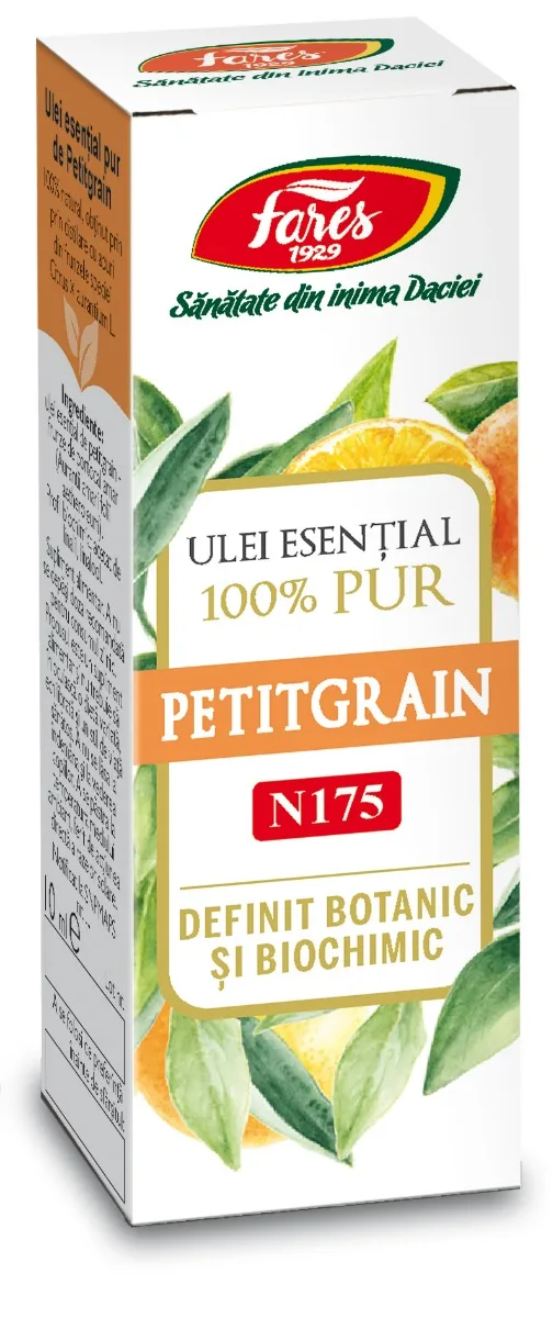 Ulei esential de Petitgrain N175, 10ml, Fares — preț și oferte