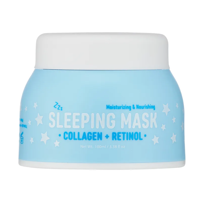 Masca de noapte hidratanta si hranitoare cu colagen si retinol, 100ml, Look At Me — preț și oferte