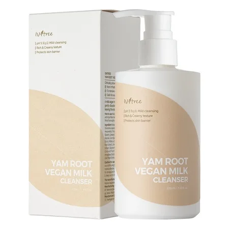 Lapte demachiant Yam Root Vegan Milk Cleanser, 220ml, Isntree — preț și oferte