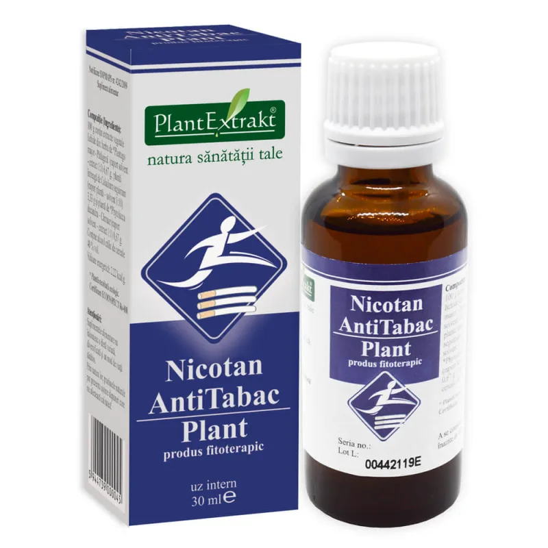 Solutie Nicotan, 30ml, PlantExtrakt — preț și oferte