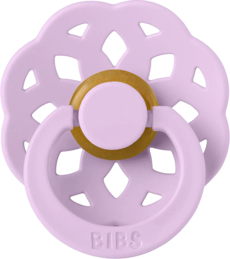 Suzeta din latex cu tetina rotunda 0 luni+ Boheme Violet Sky, 1 bucata, Bibs — preț și oferte