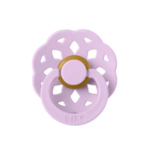 Suzeta din latex cu tetina rotunda pentru +6 luni Boheme Violet Sky, 1 bucata, Bibs