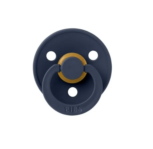 Suzeta din latex cu tetina rotunda 0 luni+ Colour Deep Space, 1 bucata, Bibs — preț și oferte