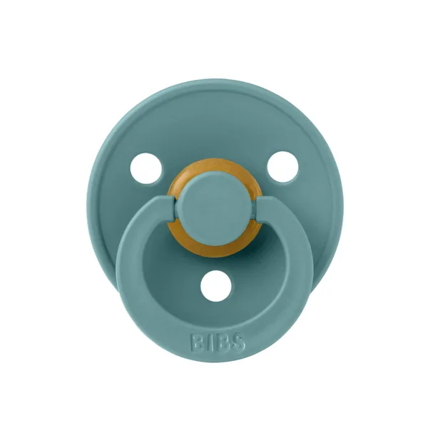Suzeta din latex cu tetina rotunda 0 luni+ Colour Island Sea, 1 bucata, Bibs — preț și oferte