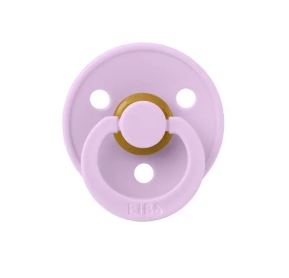 Suzeta din latex cu tetina rotunda 0 luni+ Colour Violet Sky, 1 bucata, Bibs — preț și oferte