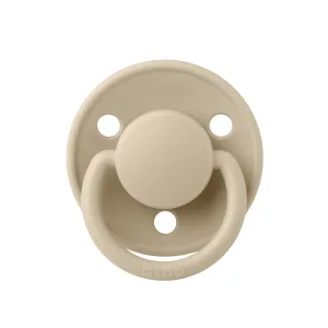 Suzeta cu tetina rotunda pentru +6 luni De Lux Vanilla, 1 bucata, Bibs