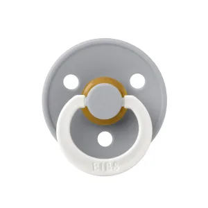 Suzeta fosforescenta din latex cu tetina rotunda pentru +0 luni Colour Glow Cloud, 1 bucata, Bibs