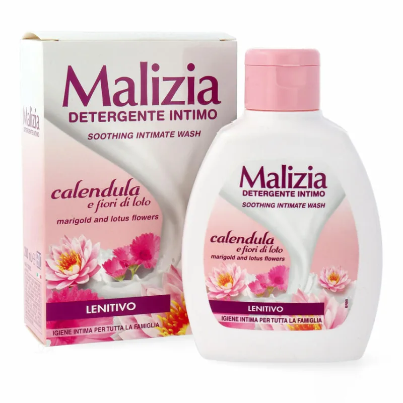 Sapun lichid intim Intimo Calendula - Lotus, 200ml, Malizia — preț și oferte