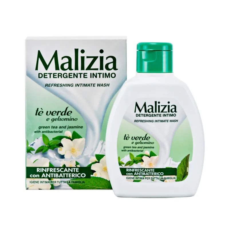 Sapun lichid intim Intimo Green Tea - Jasmine, 200ml, Malizia — preț și oferte