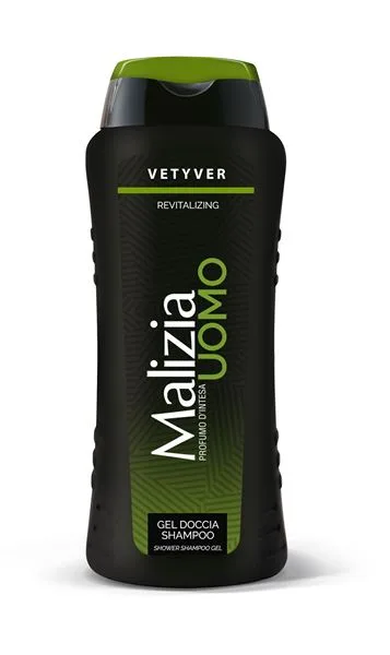 Gel de dus si sampon pentru barbati Uomo Vetyver, 250ml, Malizia — preț și oferte