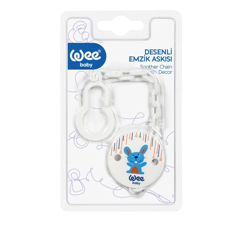 Lantisor pentru suzeta cu desen, 1 bucata, Wee Baby — preț și oferte