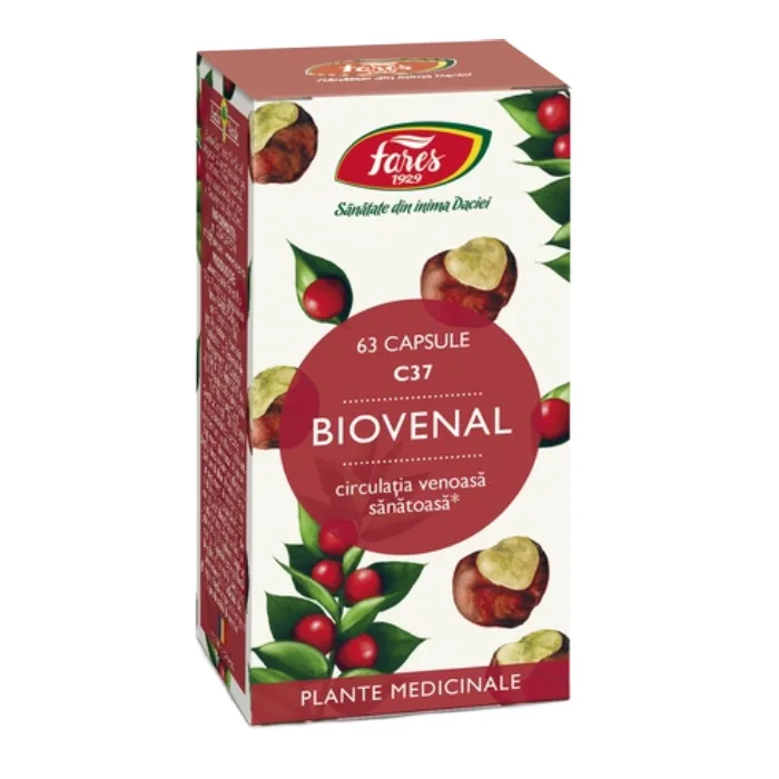 Biovenal, 63 capsule, Fares — preț și oferte