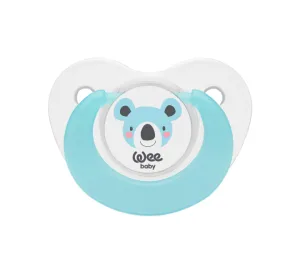 Set suzete din silicon cu forma ortodontica nr.2, 2 bucati, Wee Baby
