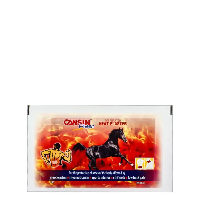 Plasturi antireumatici cu ardei iute 10x18cm, 1 bucata, Cansin — preț și oferte