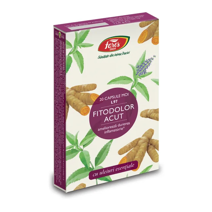 Fitodolor Acut L97, 20 capsule moi, Fares — preț și oferte