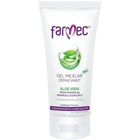 Gel micelar demachiant, 100ml, Farmec — preț și oferte