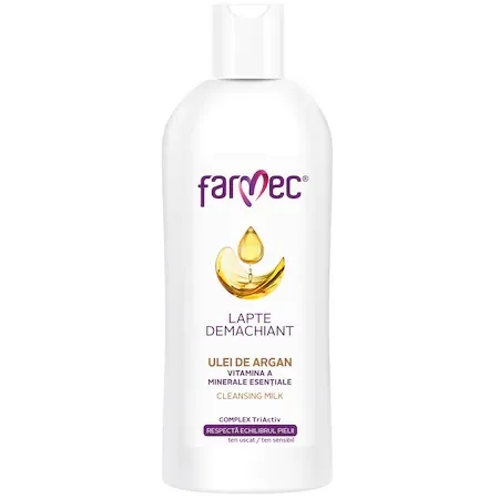 Lapte demachiant cu Ulei de Argan, 150ml, Farmec — preț și oferte