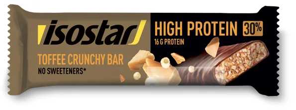 Bar cu caramel crocant High protein 30%, 55g, Isostar — preț și oferte