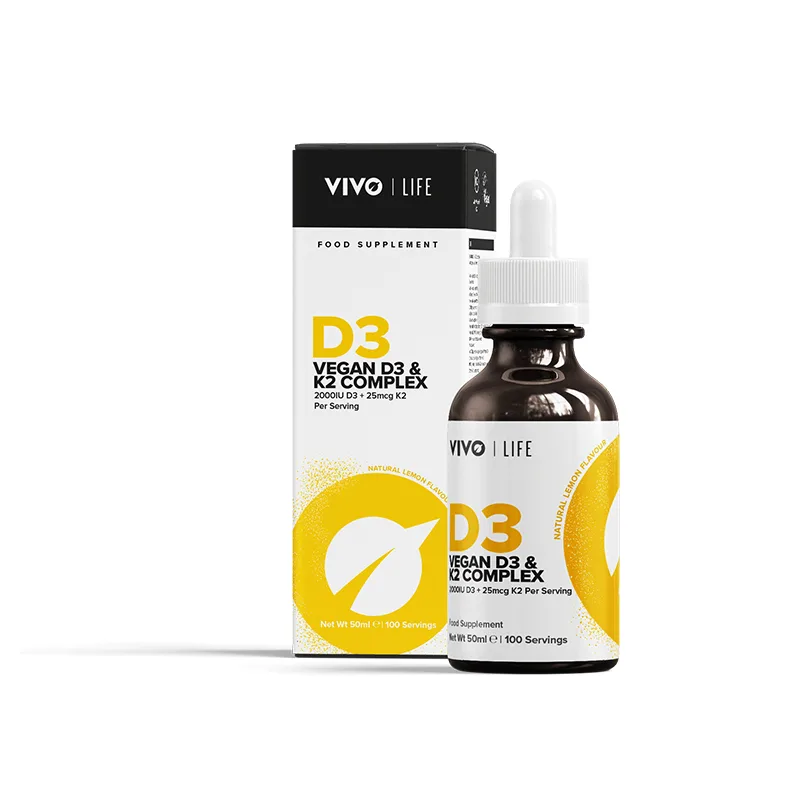 Vitamina D3 lichida 2000UI, 50ml, Vivo — preț și oferte