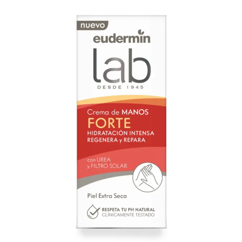 Crema de maini cu uree si filtru solar Forte, 75ml, Eudermin — preț și oferte