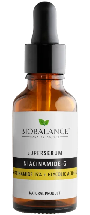 Ser de fata Niacinamide-G 15% + Acid glicolic 5%, 30ml, Bio Balance