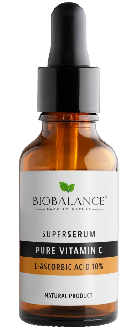 Ser de fata Pure Vitamin C Acid L-Ascorbic 10% Super Serum, 30ml, Bio Balance — preț și oferte
