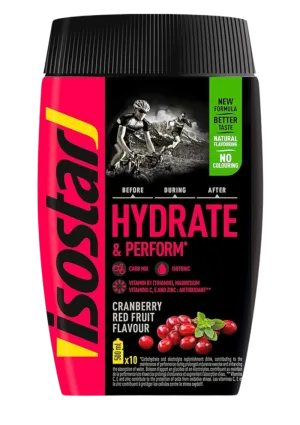Pudra izotonica antioxidanti fructe rosii H&P, 400g, Isostar