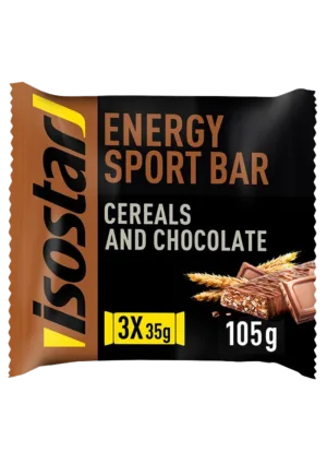 Baton High Energy cu aroma de ciocolata, 3 x 35g, Isostar