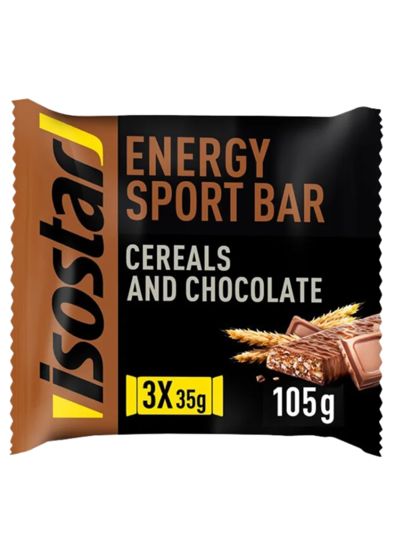 Baton High Energy cu aroma de ciocolata, 3 x 35g, Isostar — preț și oferte