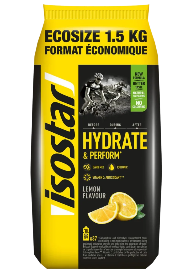Pudra izotonica Lemon Ecosize, 1.5kg, Isostar — preț și oferte