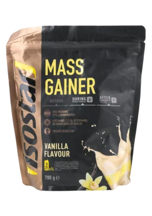 Pudra Mass Gainer cu aroma de vanilie, 700g, Isostar
