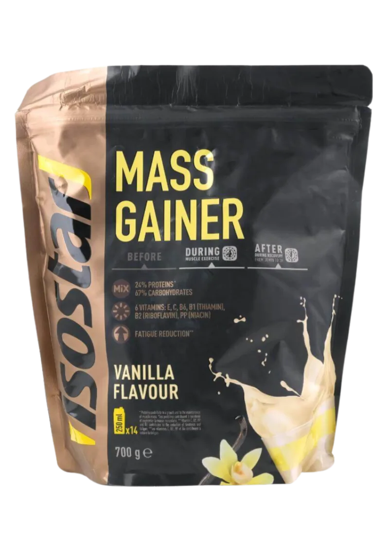 Pudra Mass Gainer cu aroma de vanilie, 700g, Isostar — preț și oferte