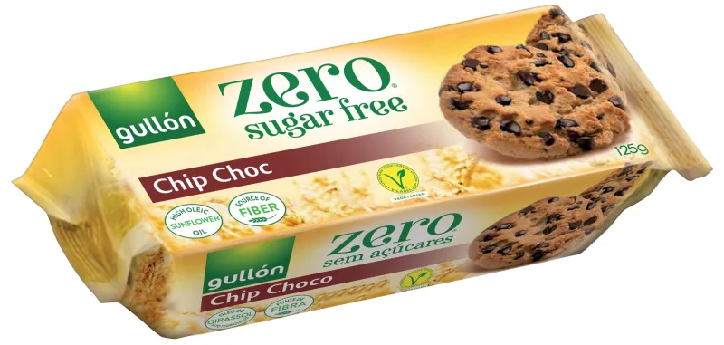 Biscuiti fara zahar Chip Choco, 125g, Gullon — preț și oferte