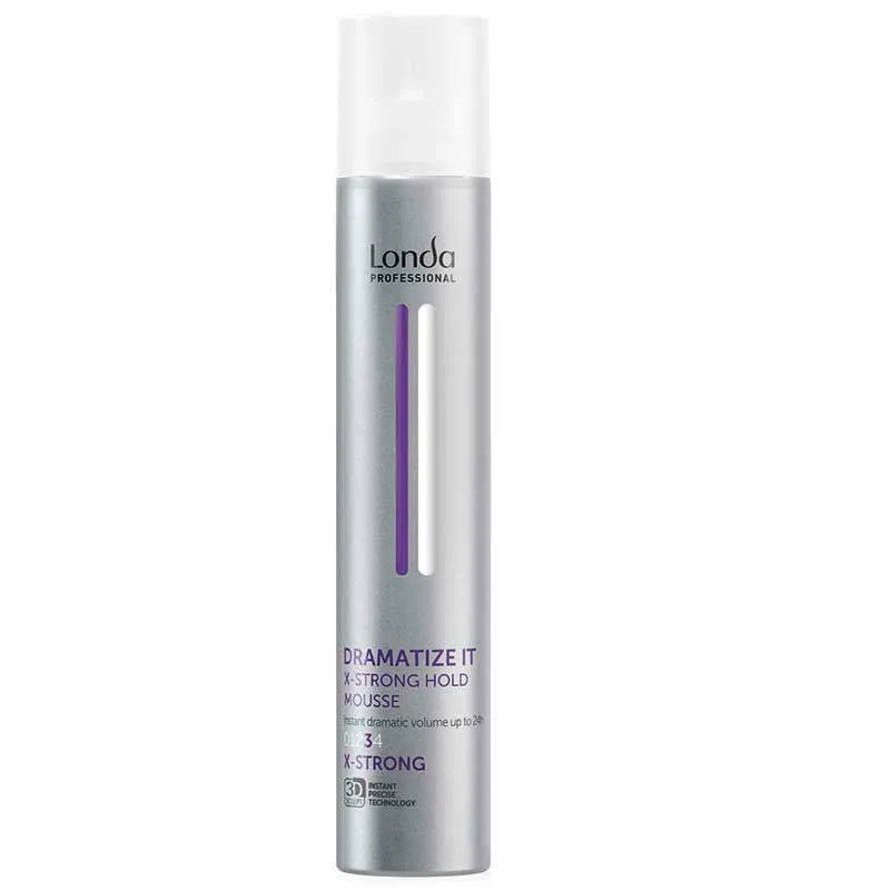 Spuma de par cu fixare foarte puternica Dramatize It X-Strong Hold Mousse, 500ml, Londa Professional — preț și oferte