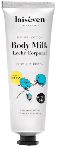 Lapte de corp cu aroma de floare de bumbac, 75ml, Laiseven