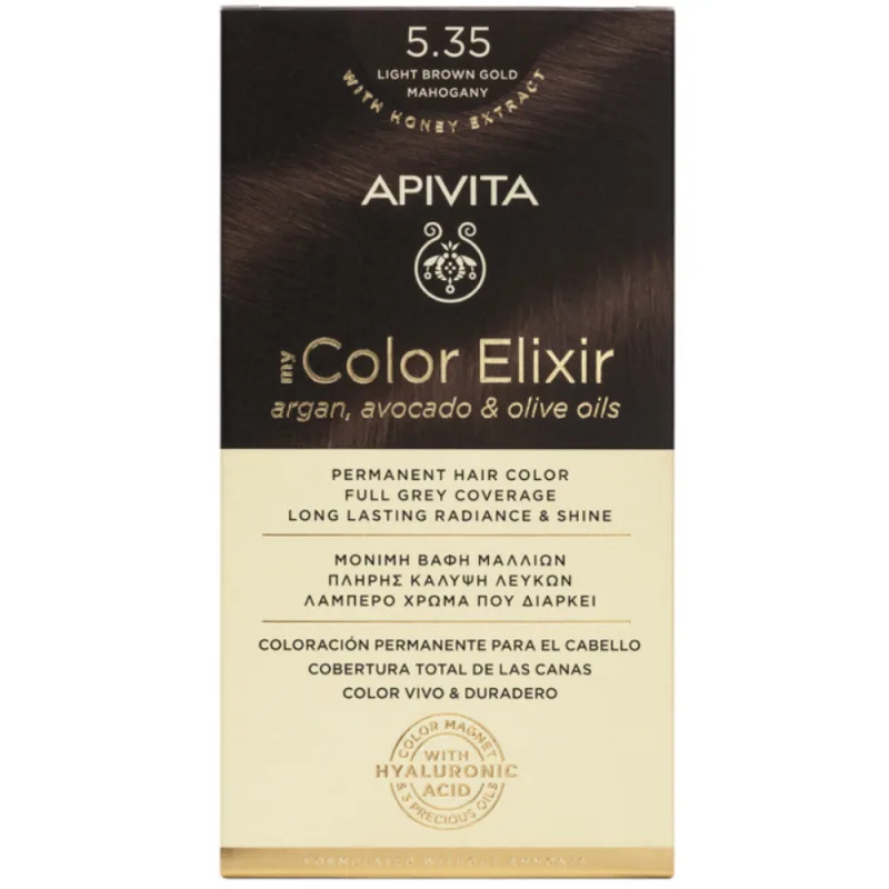 Apivita My Color Elixir Vopsea de par, N5.35 — preț și oferte