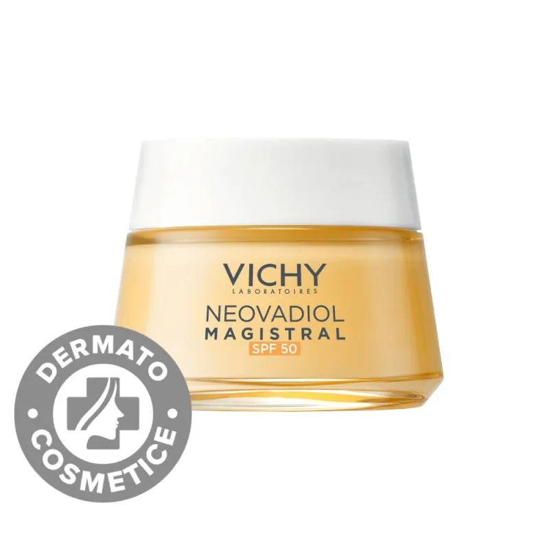 Crema de zi anti-pete pigmentare cu efect de fermitate SPF50 Neovadiol Magistral, 50ml, Vichy — preț și oferte