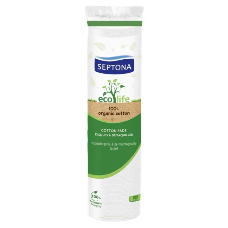 Dischete demachiante Ecolife, 100 bucati, Septona — preț și oferte