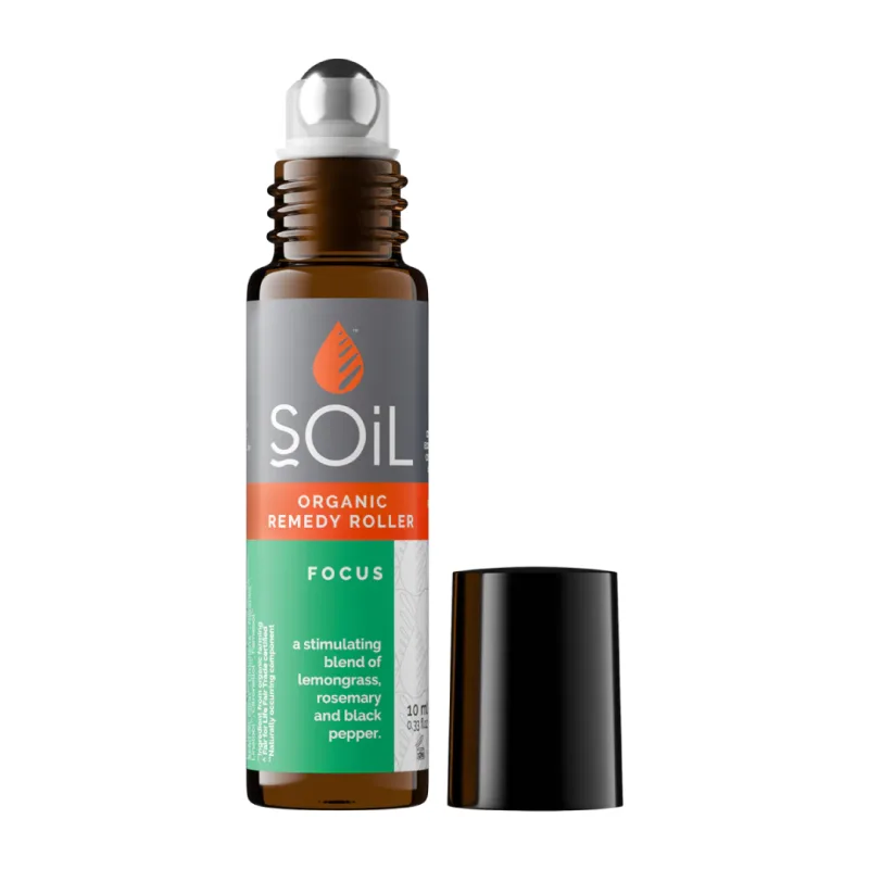 Roll-on cu uleiuri esentiale, Focus, 10ml, SOiL — preț și oferte