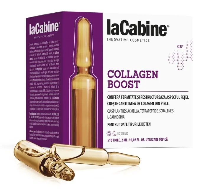 Fiole Collagen Boost, 10 fiole x 2 ml, La Cabine — preț și oferte